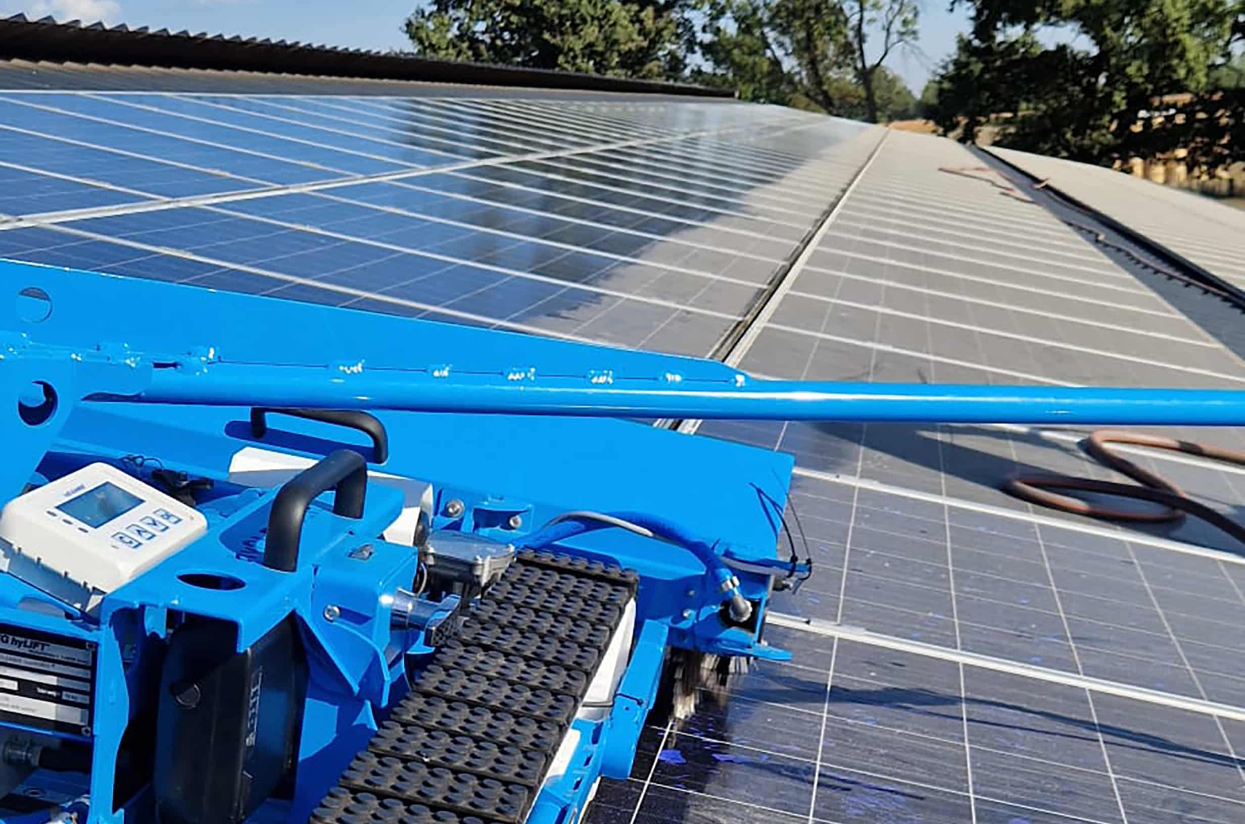 Brosse Rotative Électrique - Nettoyage Panneaux Photovoltaïques