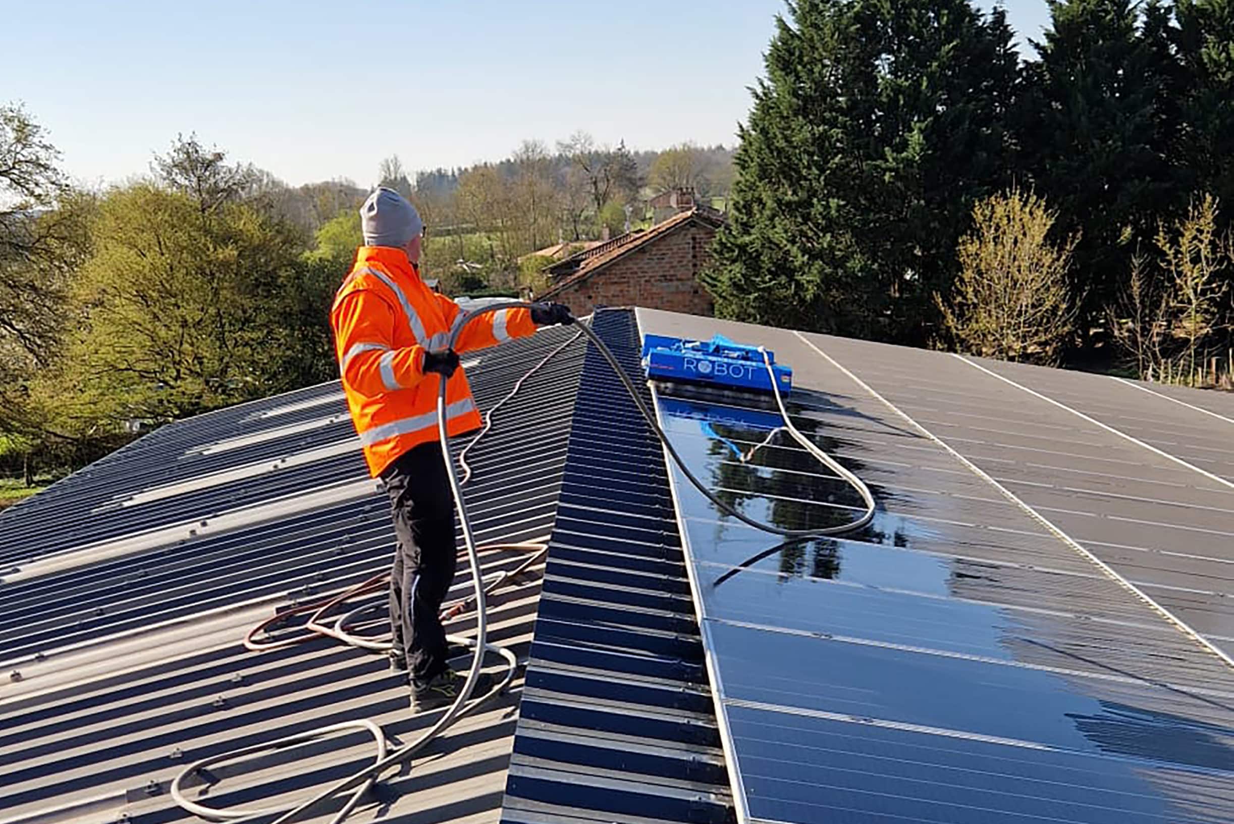 nettoyage de panneaux solaires Grenoble